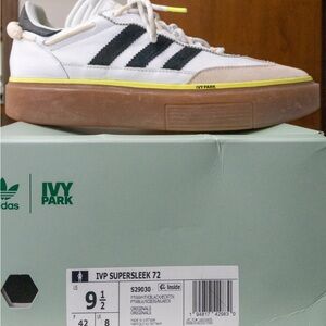Adidas IVP Supersleek 72 White and Black Women’s Shoes